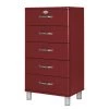 Tenzo Commode Malibu III - Rouge cerise