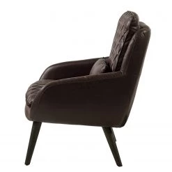 Ars manufacti Fauteuil Belrose I - Imitation cuir - Marron foncé -Meubles de salon Soldes 1000180872 200708 10521700003 DETAILS P000000001000180872