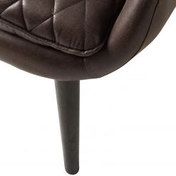Ars manufacti Fauteuil Belrose I - Imitation cuir - Marron foncé -Meubles de salon Soldes 1000180872 200708 10521900007 DETAILS P000000001000180872