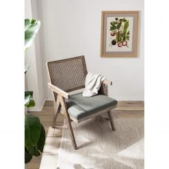Maison Belfort Fauteuil Ruber - Tissu - Gris -Meubles de salon Soldes 1000180875 200727 12274100020 MOOD DETAILS P000000001000180875 mood
