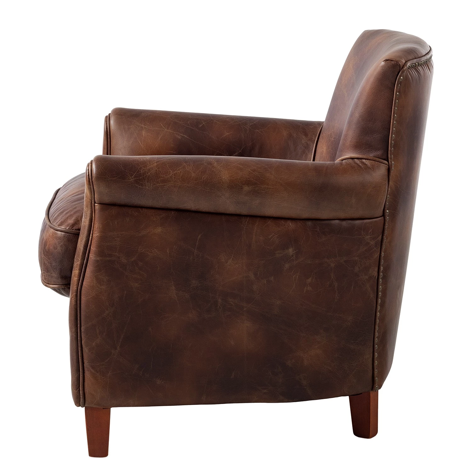 Maison Belfort Fauteuil Katira - Cuir - Marron 7 Maison Belfort Fauteuil Katira - Cuir - Marron – Image 5