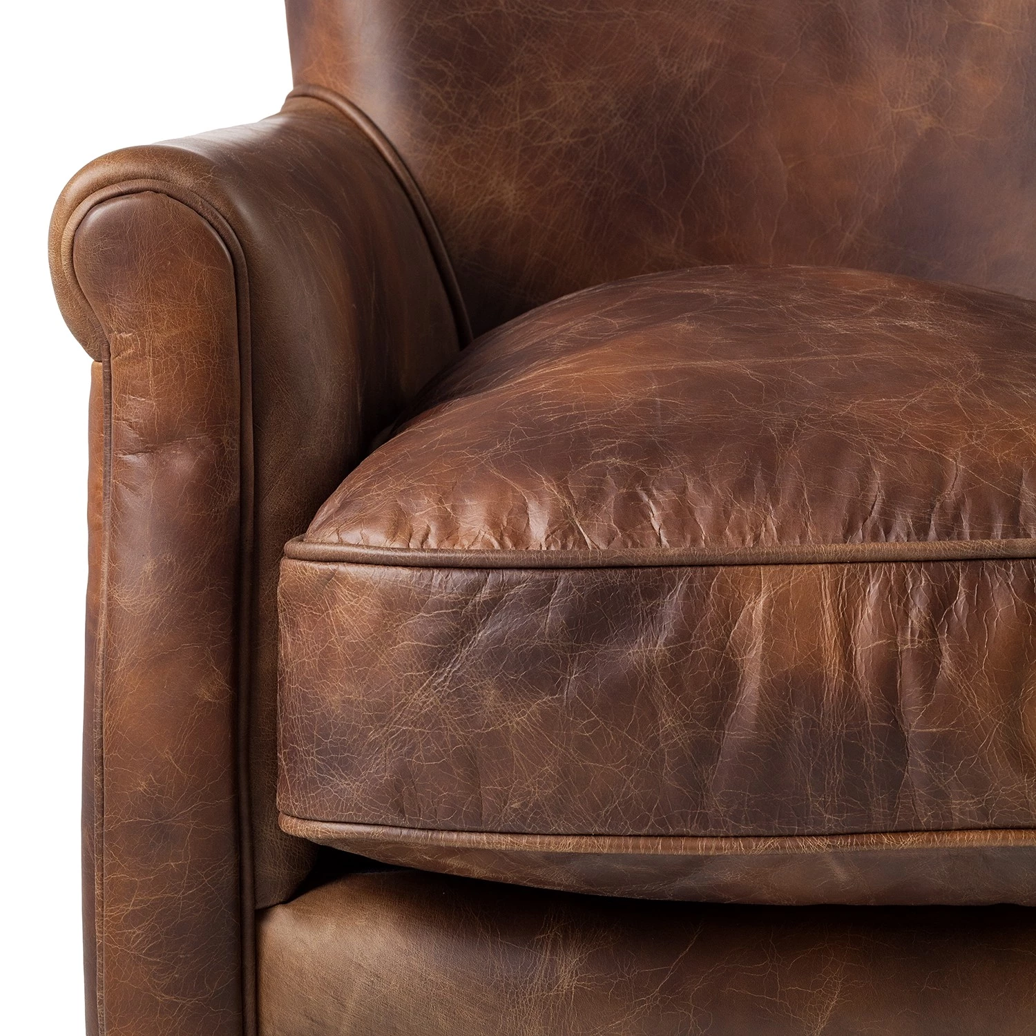 Maison Belfort Fauteuil Katira - Cuir - Marron 12 Maison Belfort Fauteuil Katira - Cuir - Marron – Image 10