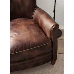 Maison Belfort Fauteuil Katira - Cuir - Marron 28 Maison Belfort Fauteuil Katira - Cuir - Marron -Meubles de salon Soldes 1000180876 200723 13374900017 DETAILS P000000001000180876