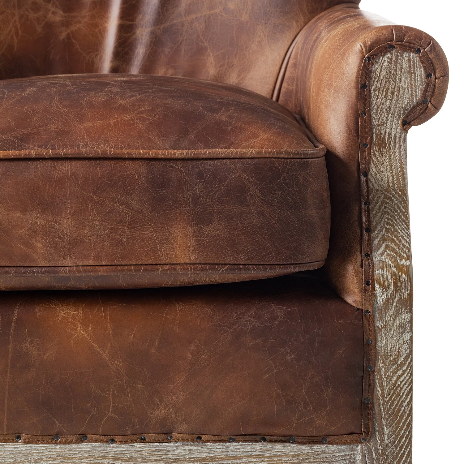 Maison Belfort Fauteuil Aleixo - Cuir - Marron 13 Maison Belfort Fauteuil Aleixo - Cuir - Marron – Image 11
