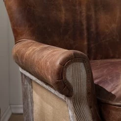 Maison Belfort Fauteuil Aleixo - Cuir - Marron 31 Maison Belfort Fauteuil Aleixo - Cuir - Marron -Meubles de salon Soldes 1000180879 200723 13345400005 DETAILS P000000001000180879