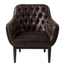 Ars manufacti Fauteuil Jundiai - Imitation cuir - Marron foncé -Meubles de salon Soldes 1000180881 200708 10523400040 DETAILS P000000001000180881