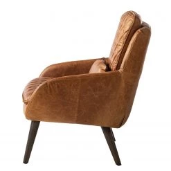 Ars manufacti Fauteuil Belrose II - Cuir véritable - Cognac -Meubles de salon Soldes 1000180883 200708 10523800050 DETAILS P000000001000180883