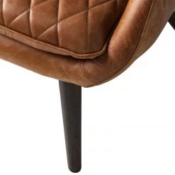 Ars manufacti Fauteuil Belrose II - Cuir véritable - Cognac -Meubles de salon Soldes 1000180883 200708 10523900052 DETAILS P000000001000180883