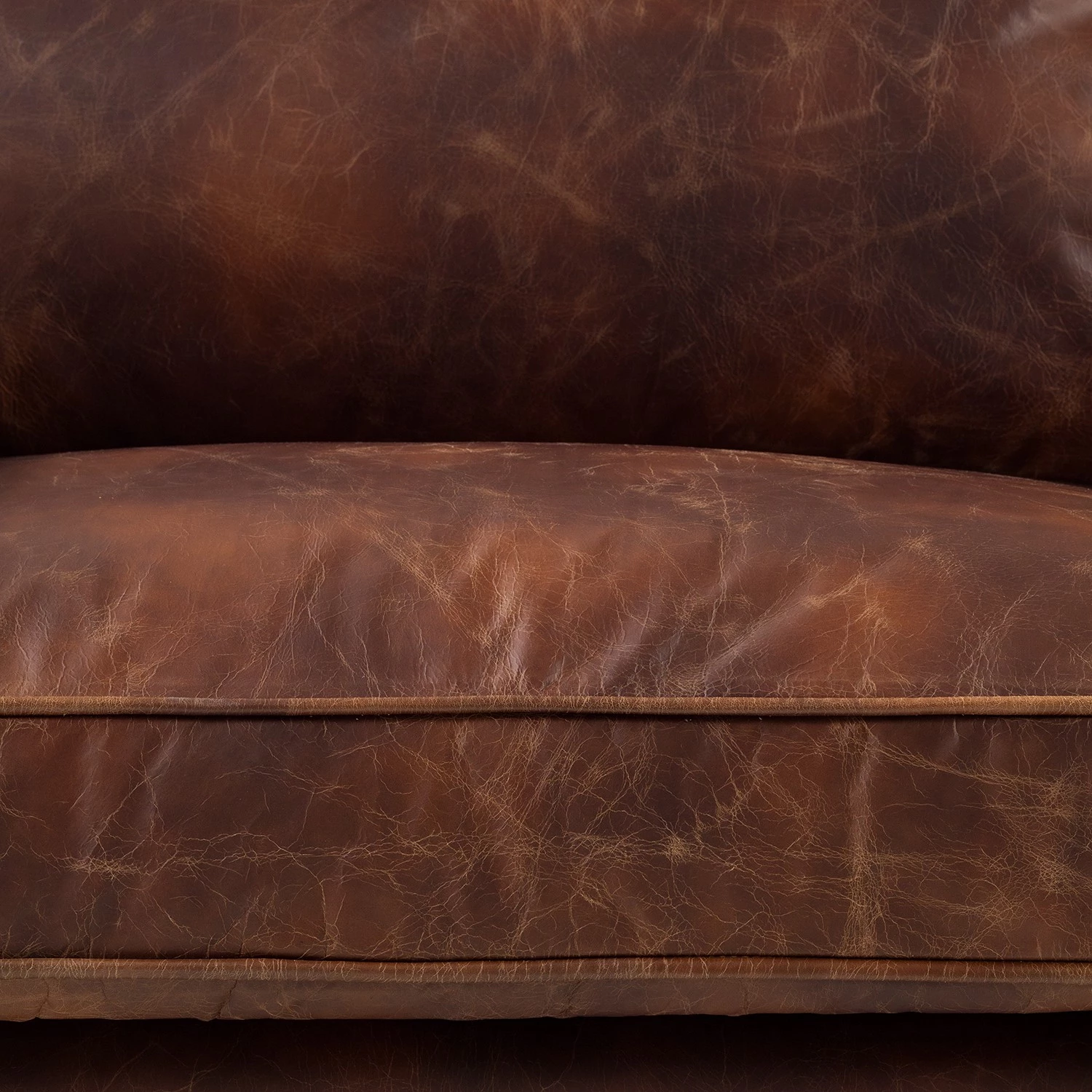 Ars manufacti Canapé Quesada (3 places) - Cuir - Marron 11 Ars manufacti Canapé Quesada (3 places) - Cuir - Marron – Image 9