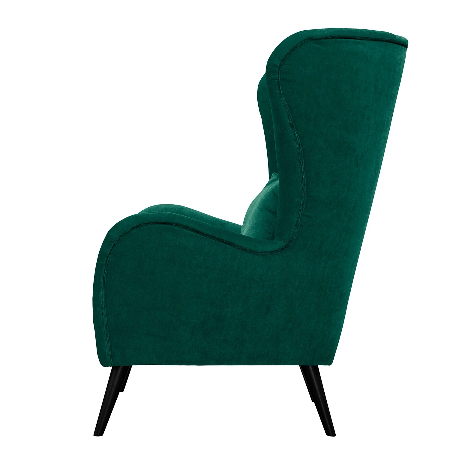 Jack & Alice Fauteuil Pillig - Velours - Vert vieilli - Avec repose-pieds 10 Jack & Alice Fauteuil Pillig - Velours - Vert vieilli - Avec repose-pieds – Image 8