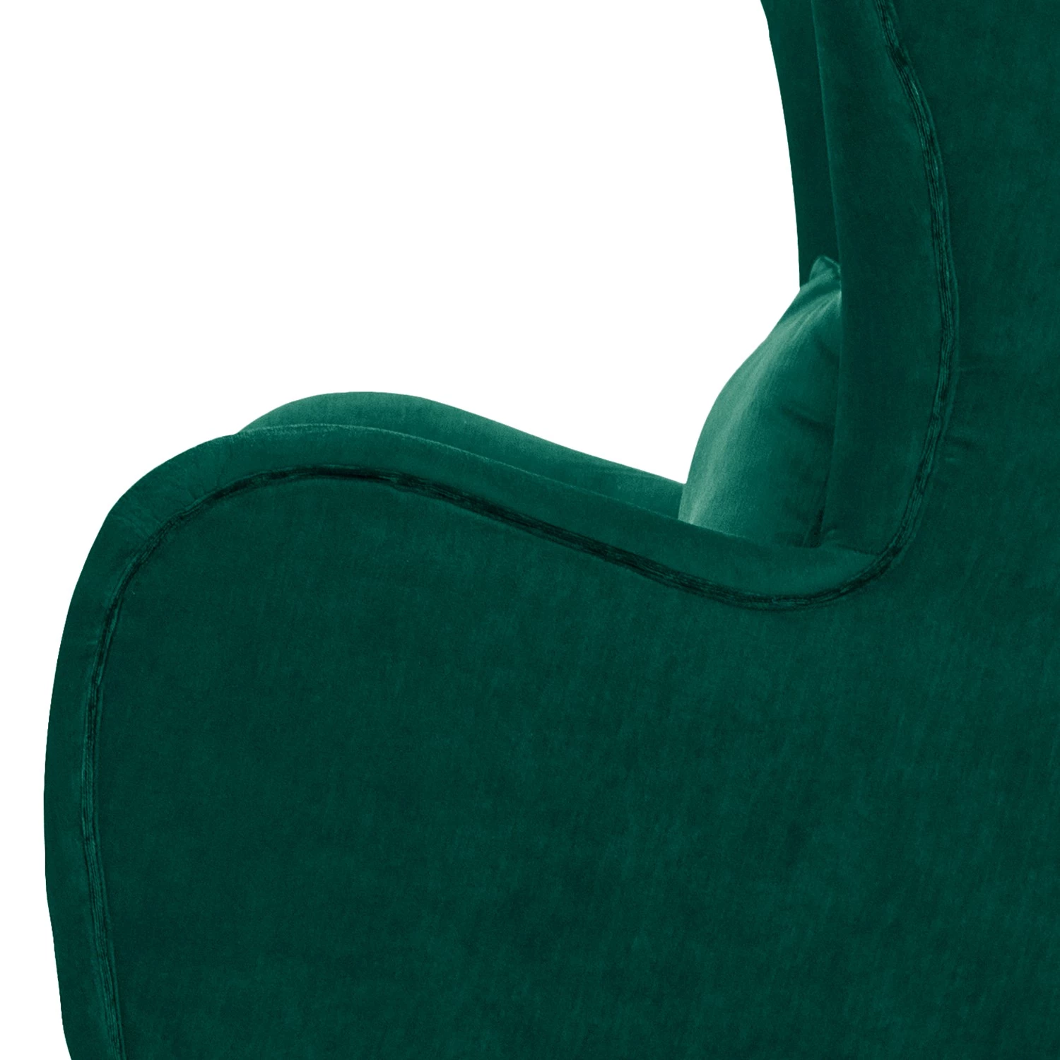 Jack & Alice Fauteuil Pillig - Velours - Vert vieilli - Avec repose-pieds 14 Jack & Alice Fauteuil Pillig - Velours - Vert vieilli - Avec repose-pieds – Image 12