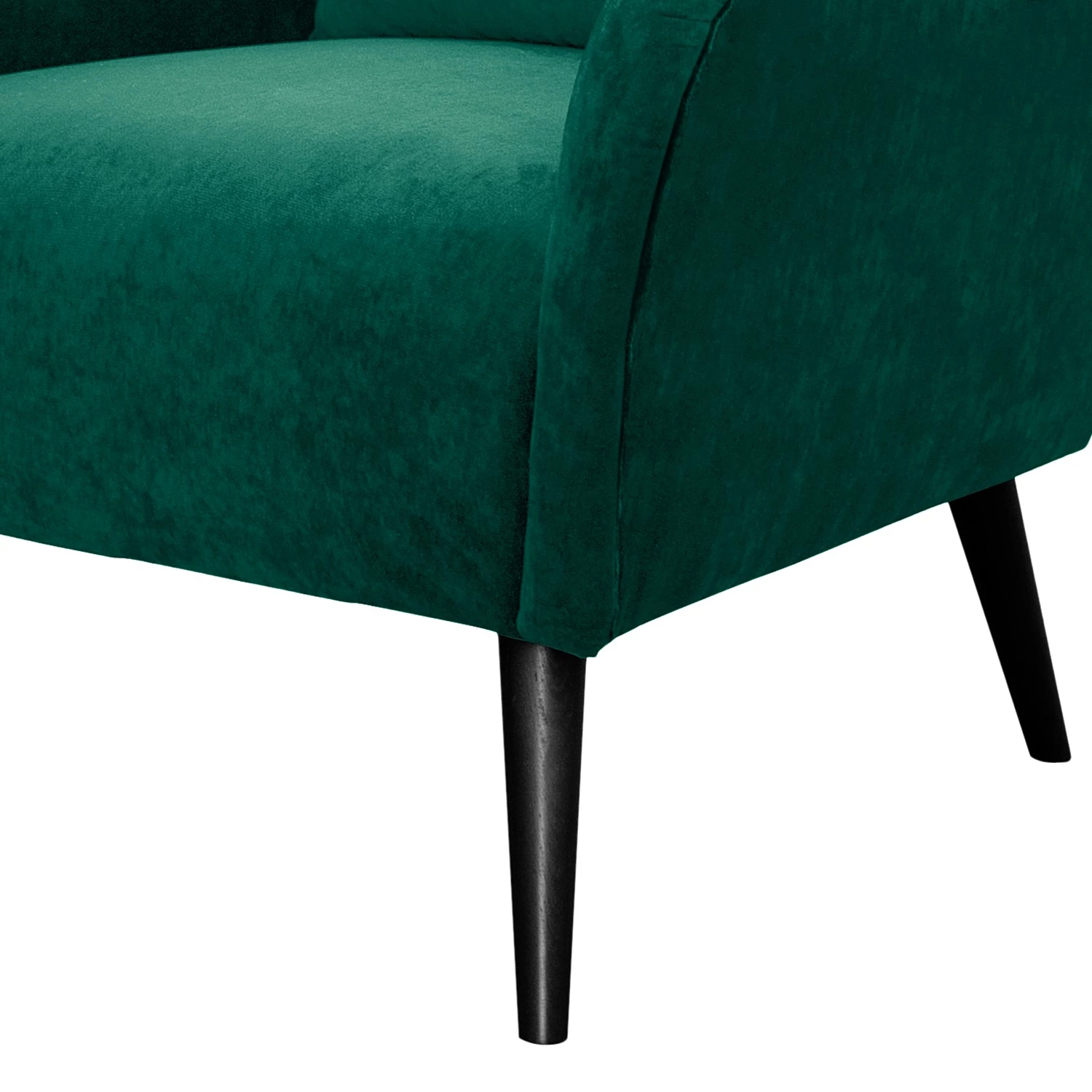 Jack & Alice Fauteuil Pillig - Velours - Vert vieilli - Avec repose-pieds 15 Jack & Alice Fauteuil Pillig - Velours - Vert vieilli - Avec repose-pieds – Image 13