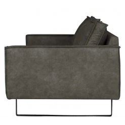 Ars manufacti Ensemble de canapés Liel I (3-2) - Aspect cuir vieilli - Microfibre Priya: Anthracite -Meubles de salon Soldes 1000181427 190911 09331501916 DETAILS P000000001000181427