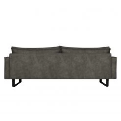 Ars manufacti Ensemble de canapés Liel I (3-2) - Aspect cuir vieilli - Microfibre Priya: Anthracite -Meubles de salon Soldes 1000181427 190911 09331501917 DETAILS P000000001000181427