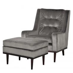 Mørteens Fauteuil Pirapora - Velours - Gris clair 6 Mørteens Fauteuil Pirapora - Velours - Gris clair -Meubles de salon Soldes 1000182047 191010 12205400291 DETAILS P000000001000182047