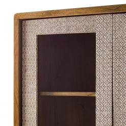 Ars manufacti Vitrine Buuda - Partiellement en acacia massif - Écru / Acacia 31 Ars manufacti Vitrine Buuda - Partiellement en acacia massif - Écru / Acacia -Meubles de salon Soldes 1000182056 200225 06193500022 DETAILS P000000001000182056