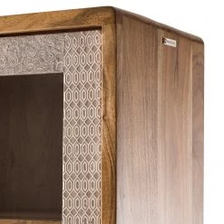 Ars manufacti Vitrine Buuda - Partiellement en acacia massif - Écru / Acacia 34 Ars manufacti Vitrine Buuda - Partiellement en acacia massif - Écru / Acacia -Meubles de salon Soldes 1000182056 200225 06193600025 DETAILS P000000001000182056