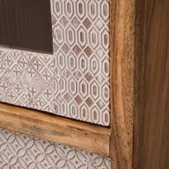 Ars manufacti Vitrine Buuda - Partiellement en acacia massif - Écru / Acacia 23 Ars manufacti Vitrine Buuda - Partiellement en acacia massif - Écru / Acacia -Meubles de salon Soldes 1000182056 200227 06193200017 MOOD DETAILS P000000001000182056 mood