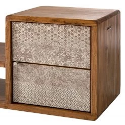 Ars manufacti Meuble TV Buuda - Partiellement en acacia massif - Écru / Acacia -Meubles de salon Soldes 1000182065 200227 14561200008 DETAILS P000000001000182065