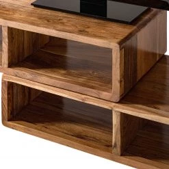 Ars manufacti Meuble TV Buuda - Partiellement en acacia massif - Écru / Acacia -Meubles de salon Soldes 1000182065 200227 14561200009 DETAILS P000000001000182065