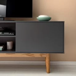 Mørteens Ensemble meubles TV Lindholm IV (3 él.) - Partiellement en chêne massif - Gris 53 Mørteens Ensemble meubles TV Lindholm IV (3 él.) - Partiellement en chêne massif - Gris -Meubles de salon Soldes 1000182336 200108 13510200025 DETAILS P000000001000182336