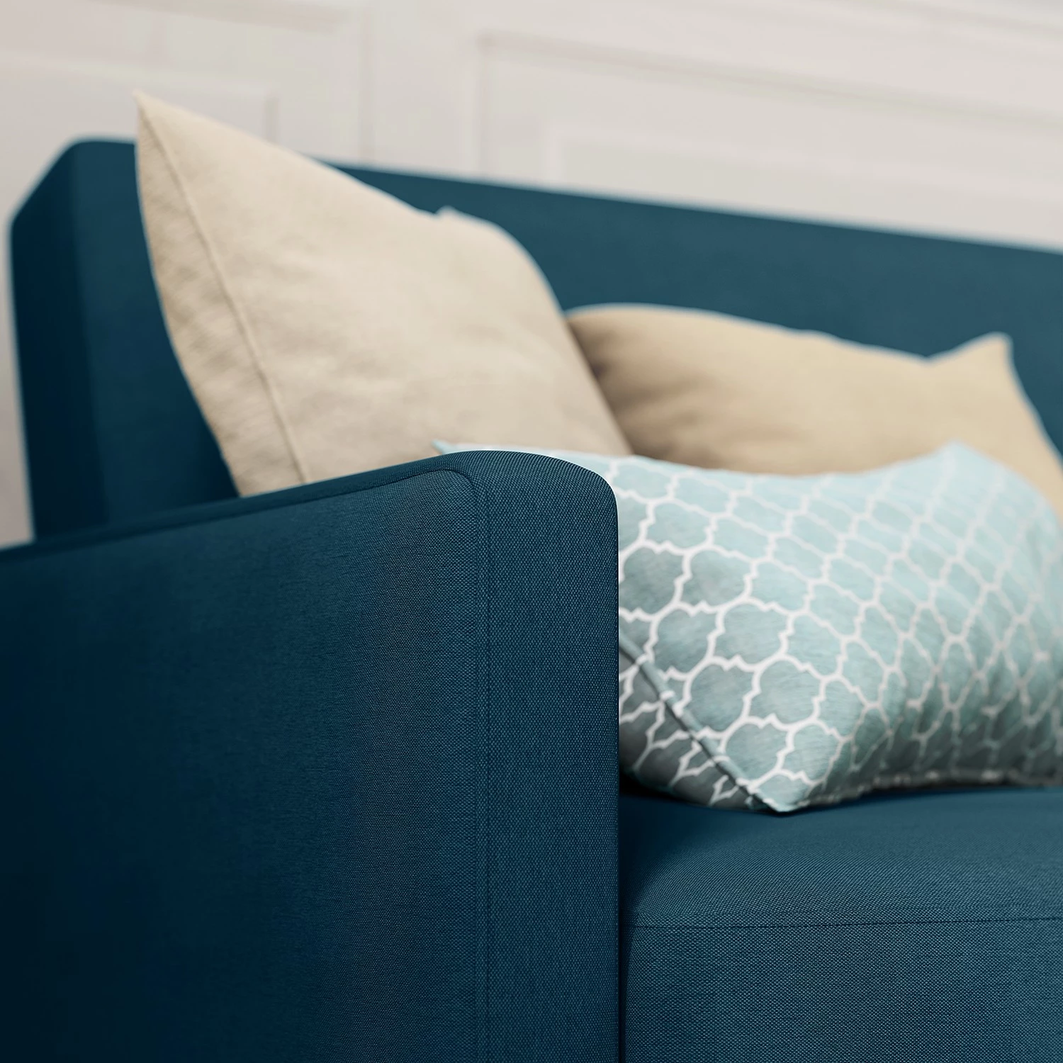 Mørteens Canapé convertible Borrby - Tissu - Bleu marine 16 Mørteens Canapé convertible Borrby - Tissu - Bleu marine – Image 14