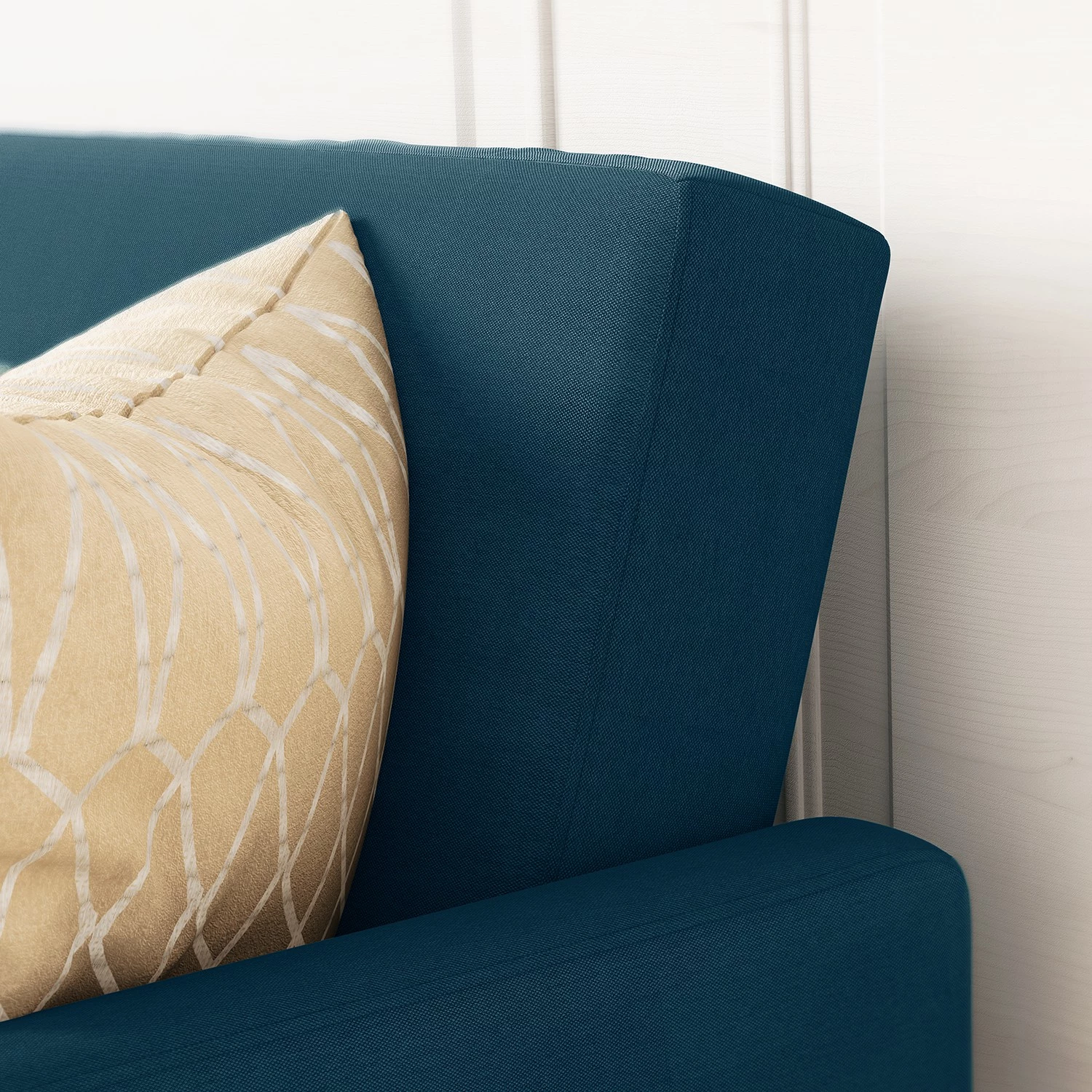 Mørteens Canapé convertible Borrby - Tissu - Bleu marine 15 Mørteens Canapé convertible Borrby - Tissu - Bleu marine – Image 13