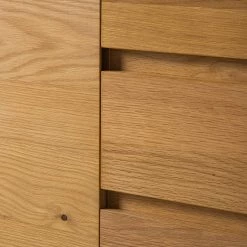 Ars Natura Buffet Nozza II - Placage en bois véritable - Chêne / Noir -Meubles de salon Soldes 1000182814 200214 14501900006 DETAILS P000000001000182814