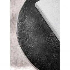 Ars manufacti Bout de canapé Nikko VI - Aluminium - Noir -Meubles de salon Soldes 1000182820 220401 035 DETAILS P000000001000182820