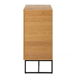 Ars Natura Commode Nozza - Placage en bois véritable - Chêne / Noir -Meubles de salon Soldes 1000182823 200214 14501900029 DETAILS P000000001000182823