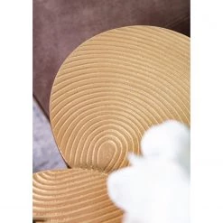 Ars manufacti Bout de canapé Nikko IV - Aluminium - Laiton vieilli / Cuivre vieilli -Meubles de salon Soldes 1000182826 220729 045 DETAILS P000000001000182826