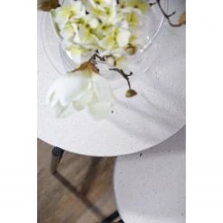 Norrwood Bout de canapé Terrazzo VI - Terrazzo / Métal - Multicolore / Noir -Meubles de salon Soldes 1000182833 200428 12072100006 DETAILS P000000001000182833