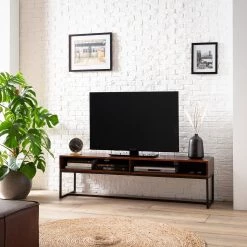 Ars manufacti Meuble TV Woodson VI - Acacia massif - Acacia brun -Meubles de salon Soldes 1000182839 200323 09580900001 MOOD DETAILS P000000001000182839 mood