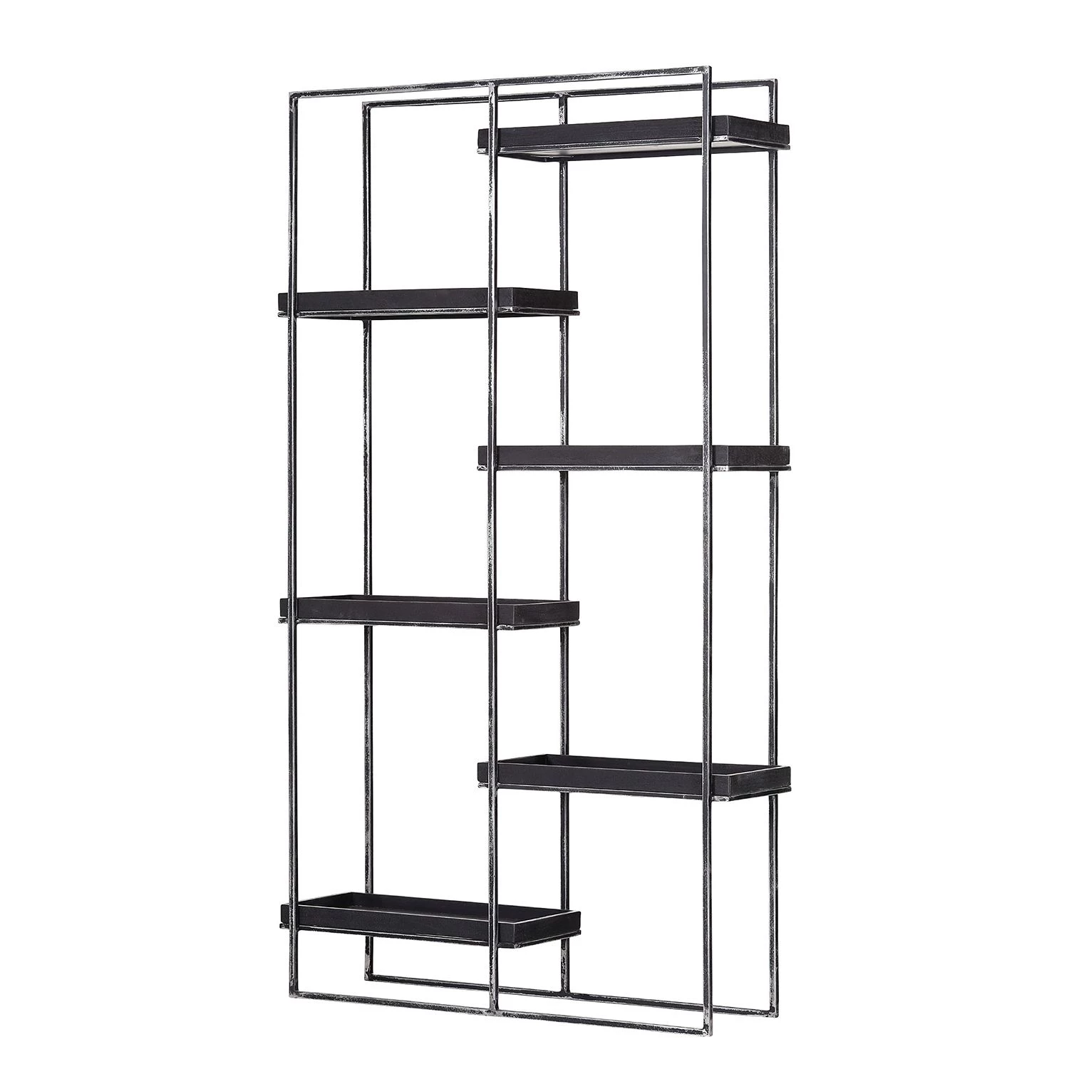 Red Living Étagère Pondo - Acacia massif / Métal - Acacia noir / Noir 3 Red Living Étagère Pondo - Acacia massif / Métal - Acacia noir / Noir