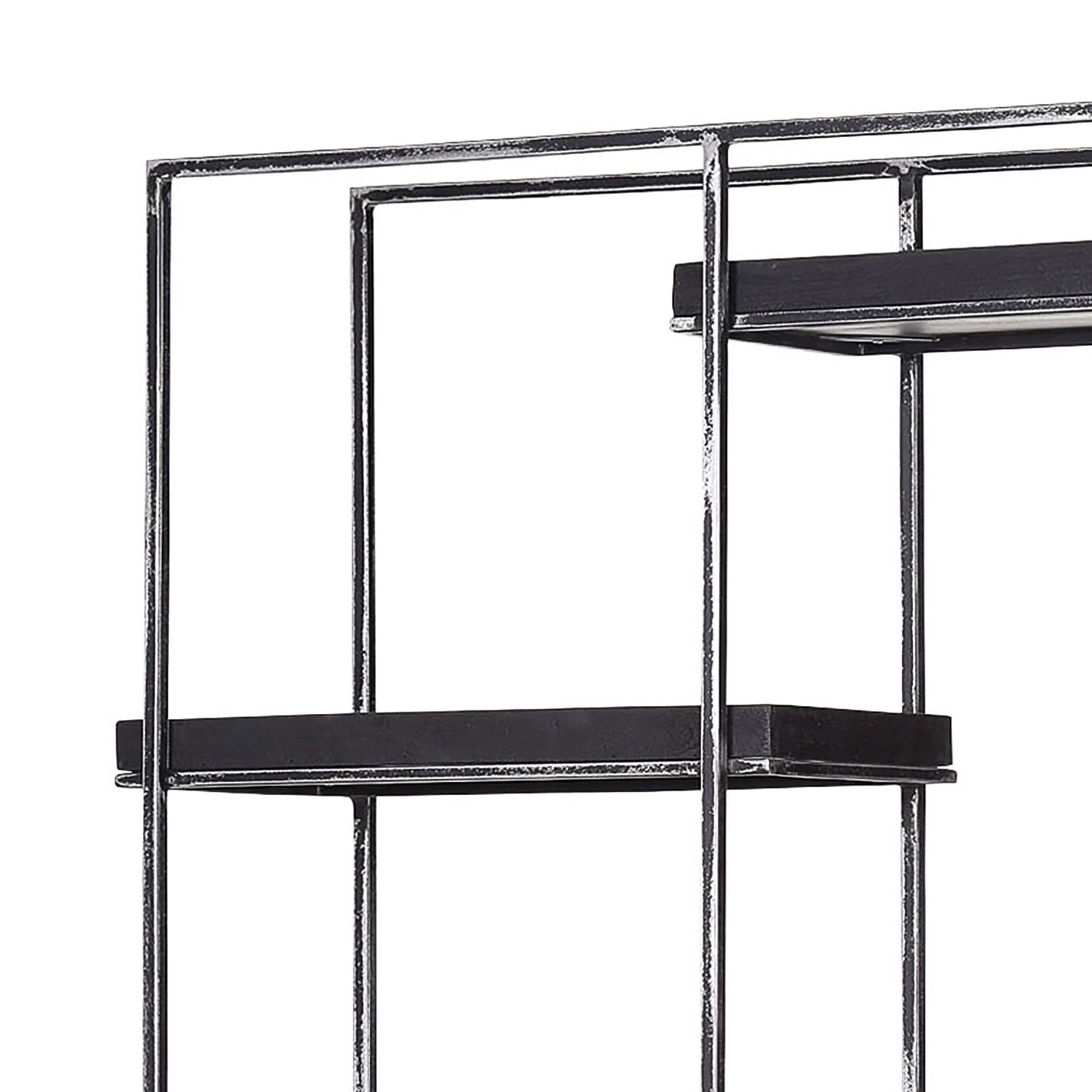 Red Living Étagère Pondo - Acacia massif / Métal - Acacia noir / Noir 5 Red Living Étagère Pondo - Acacia massif / Métal - Acacia noir / Noir – Image 3