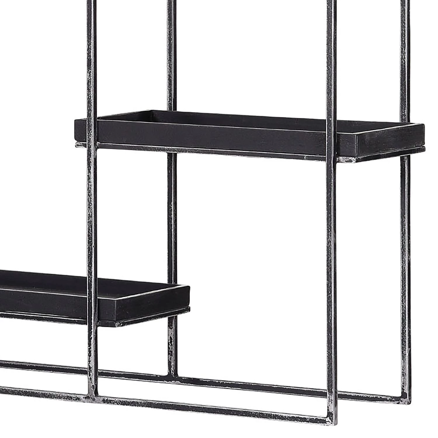 Red Living Étagère Pondo - Acacia massif / Métal - Acacia noir / Noir 6 Red Living Étagère Pondo - Acacia massif / Métal - Acacia noir / Noir – Image 4