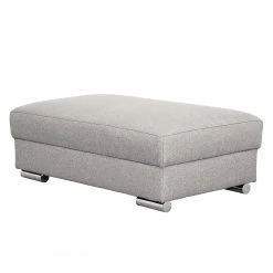 Modoform Repose-pieds Swain - Tissu - Gris clair