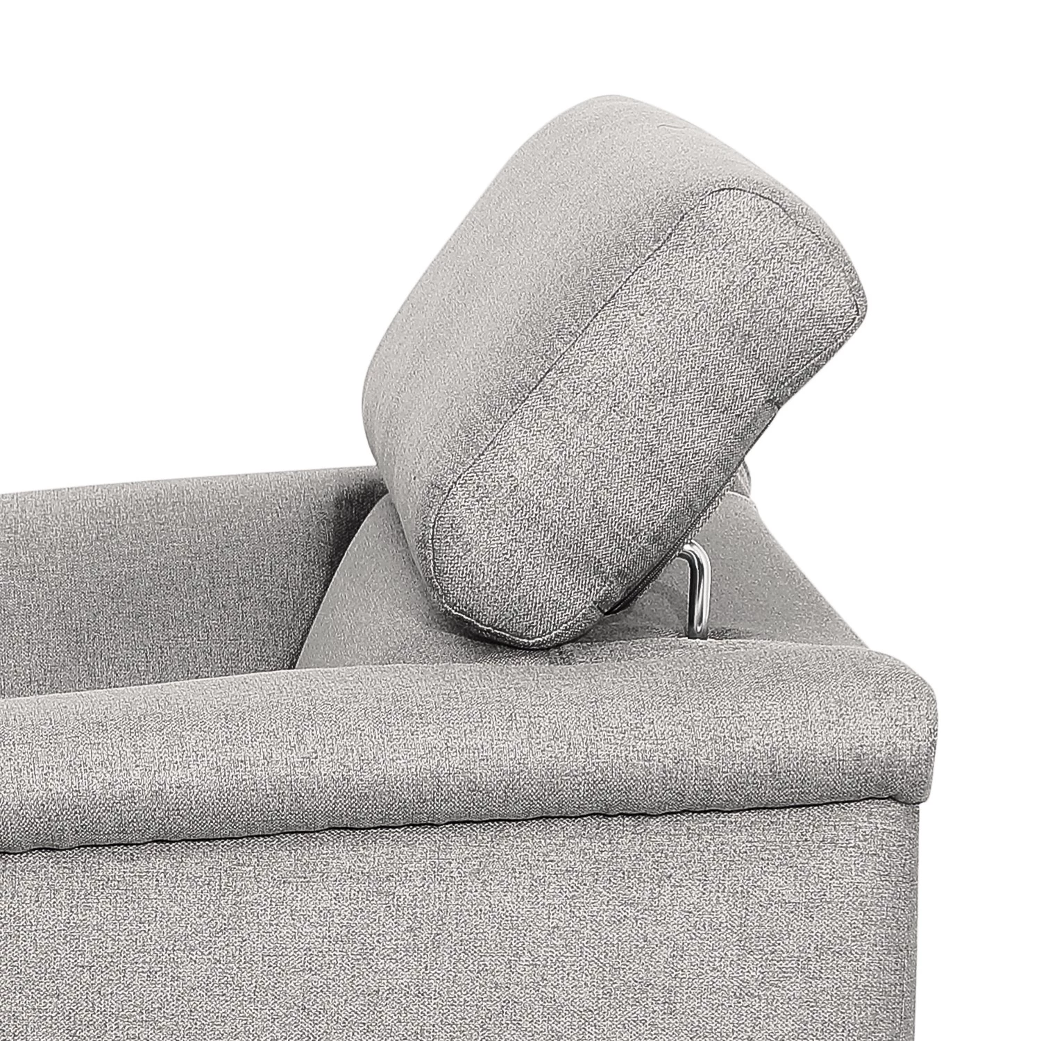 Modoform Fauteuil Swain - Tissu - Gris clair 6 Modoform Fauteuil Swain - Tissu - Gris clair – Image 4