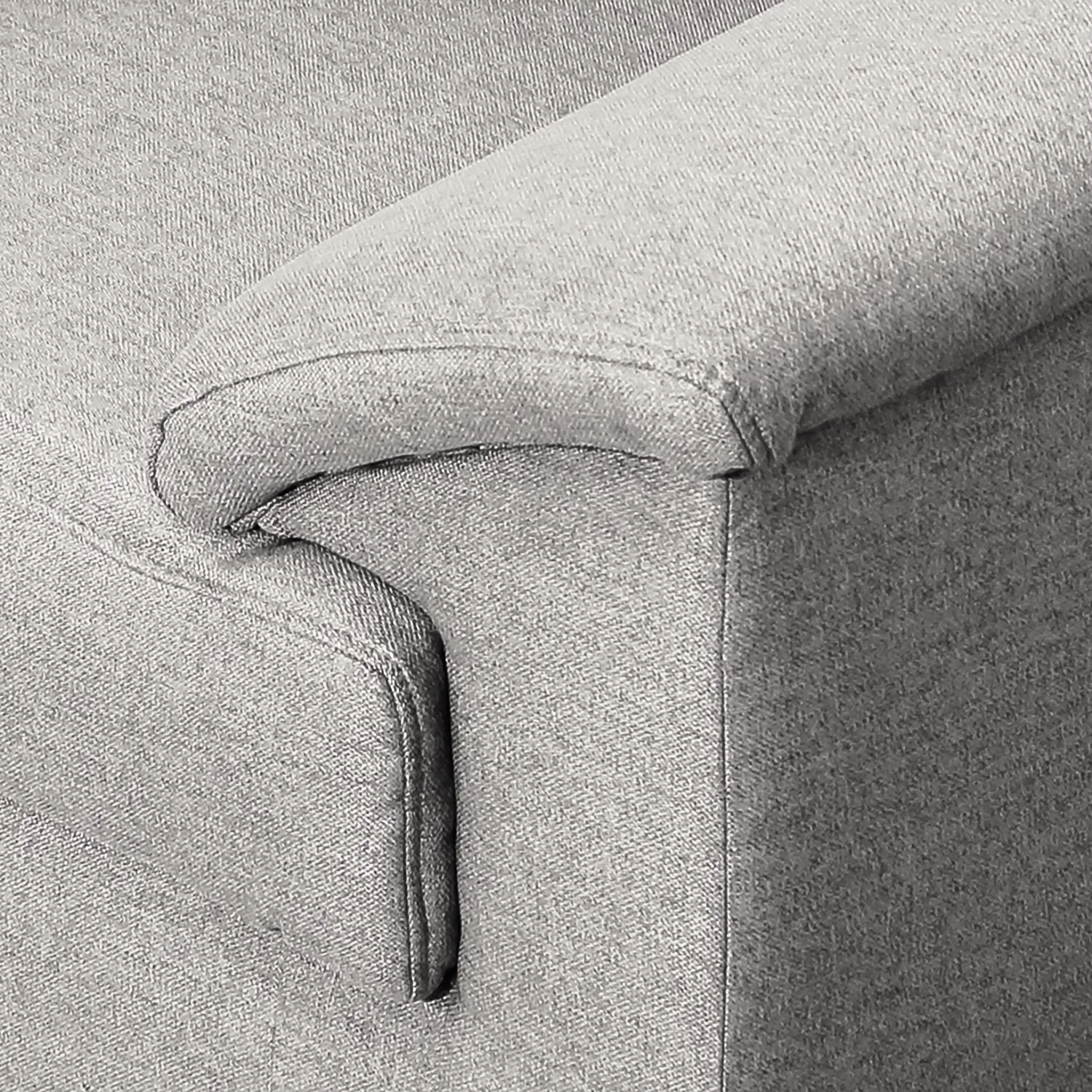 Modoform Fauteuil Swain - Tissu - Gris clair 5 Modoform Fauteuil Swain - Tissu - Gris clair – Image 3