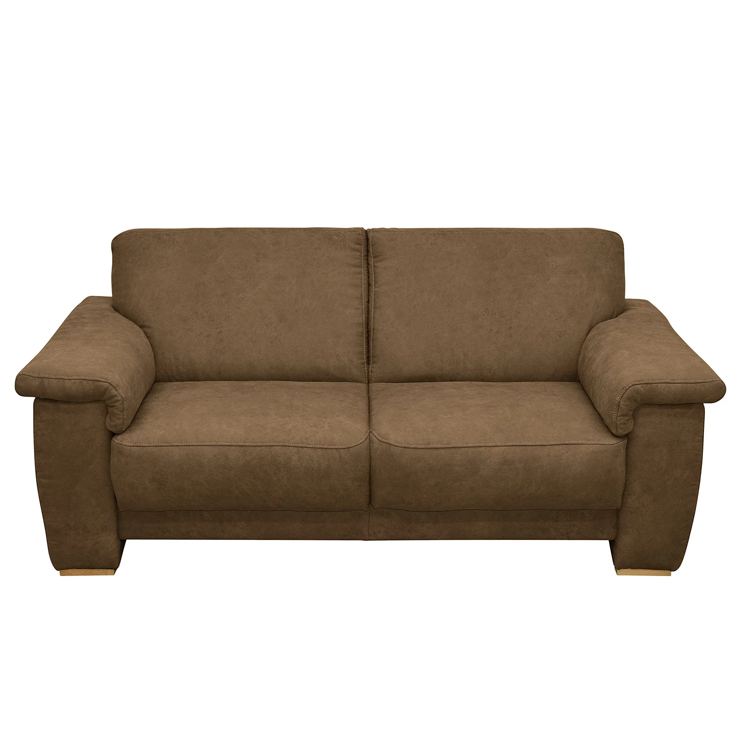 Modoform Canapé Picabu (2 places) - Aspect cuir vieilli - Latte macchiatto 5 Modoform Canapé Picabu (2 places) - Aspect cuir vieilli - Latte macchiatto – Image 3