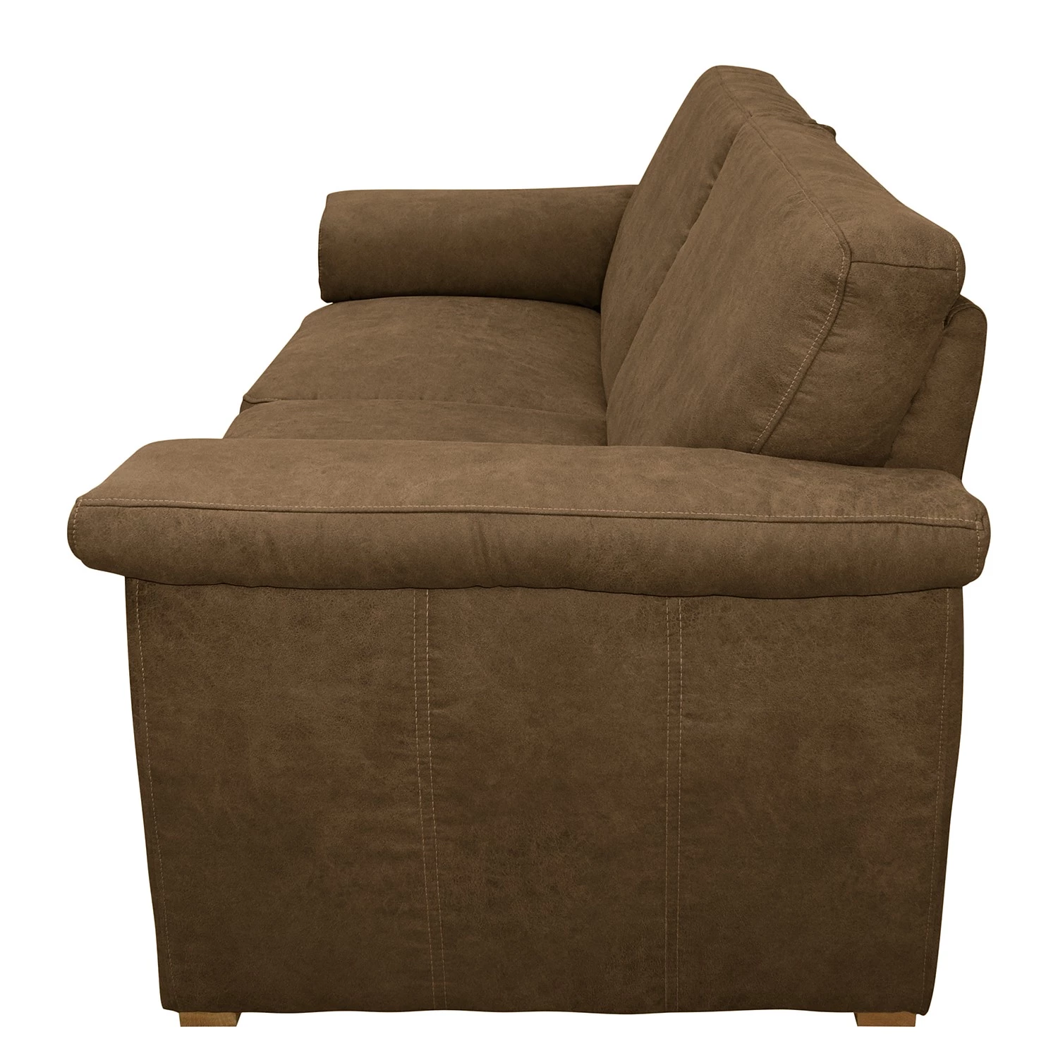 Modoform Canapé Picabu (2 places) - Aspect cuir vieilli - Latte macchiatto 6 Modoform Canapé Picabu (2 places) - Aspect cuir vieilli - Latte macchiatto – Image 4