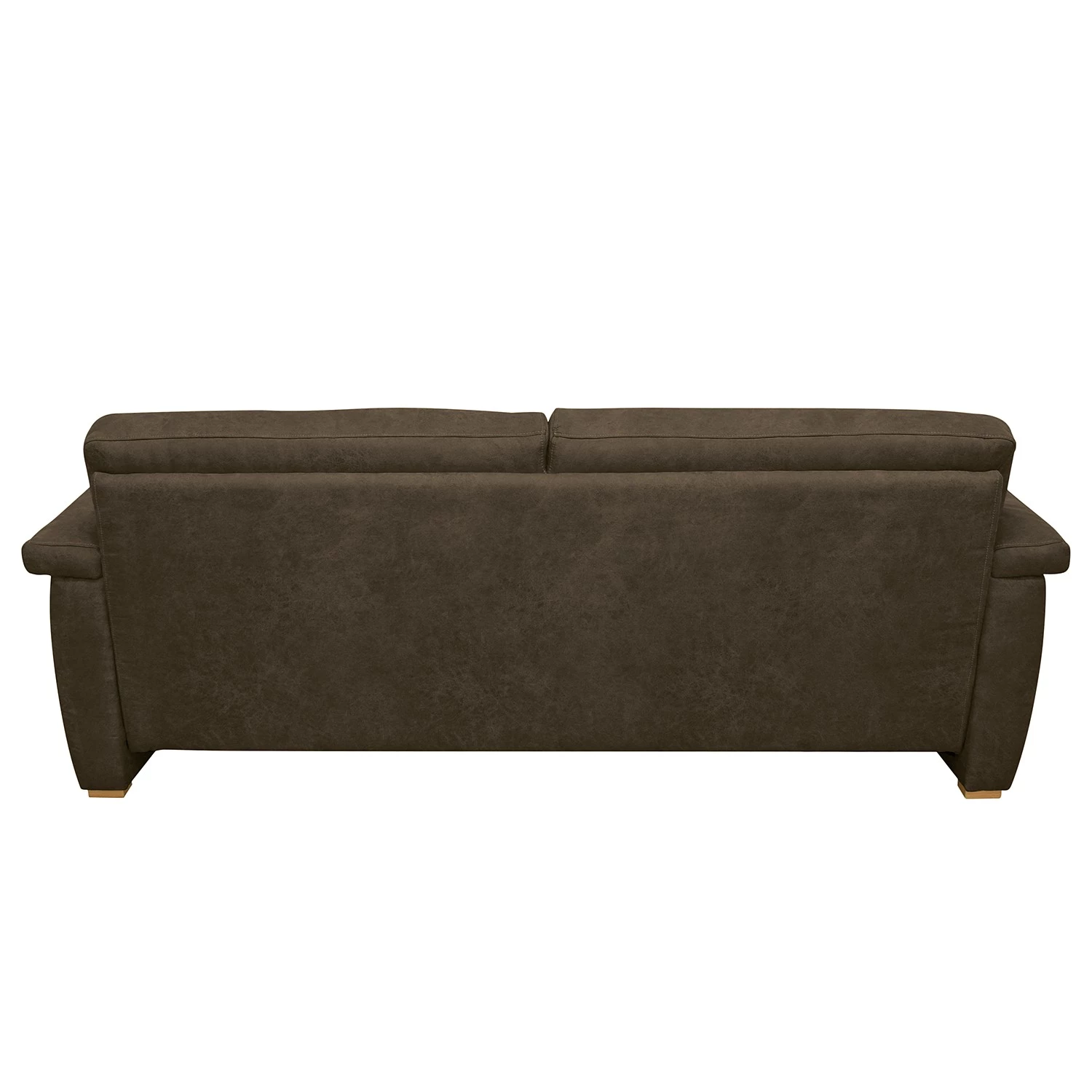 Modoform Canapé Picabu (3 places) - Aspect cuir vieilli - Marron foncé 7 Modoform Canapé Picabu (3 places) - Aspect cuir vieilli - Marron foncé – Image 5