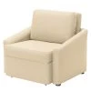 Modoform Fauteuil convertible Rifton I - Tissu - Crème -Meubles de salon Soldes 1000183135 190927 15231800278 IMAGE P000000001000183135