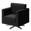 Loftscape Fauteuil Nibley II - Cuir pigmenté - Noir
