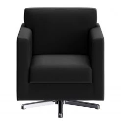 Loftscape Fauteuil Nibley II - Cuir pigmenté - Noir -Meubles de salon Soldes 1000183140 190927 15232400342 DETAILS P000000001000183140