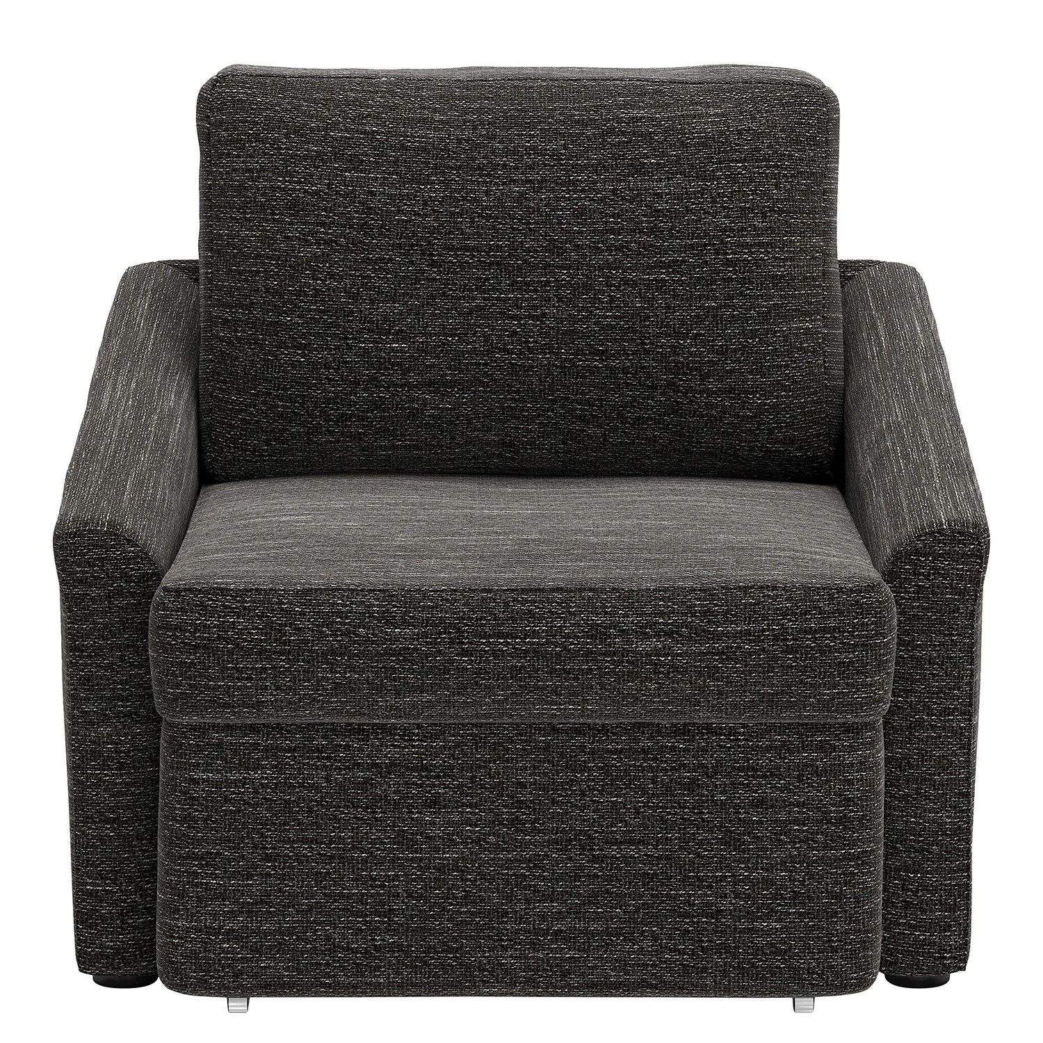 Loftscape Fauteuil convertible Rifton III - Tissu structuré - Noir 5 Loftscape Fauteuil convertible Rifton III - Tissu structuré - Noir – Image 3