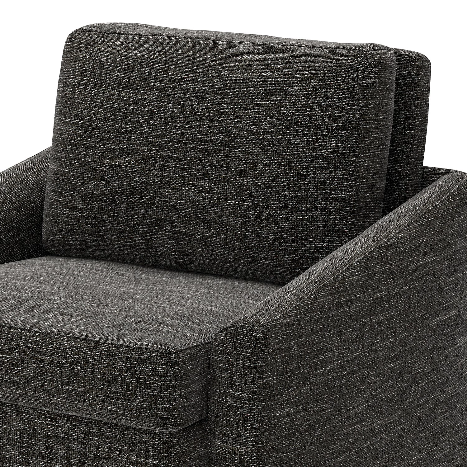 Loftscape Fauteuil convertible Rifton III - Tissu structuré - Noir 11 Loftscape Fauteuil convertible Rifton III - Tissu structuré - Noir – Image 9