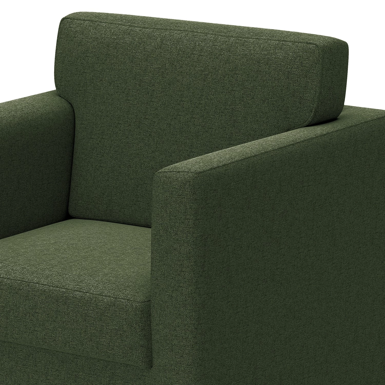 Loftscape Fauteuil Nibley V - Tissu - Vert vieilli 9 Loftscape Fauteuil Nibley V - Tissu - Vert vieilli – Image 7