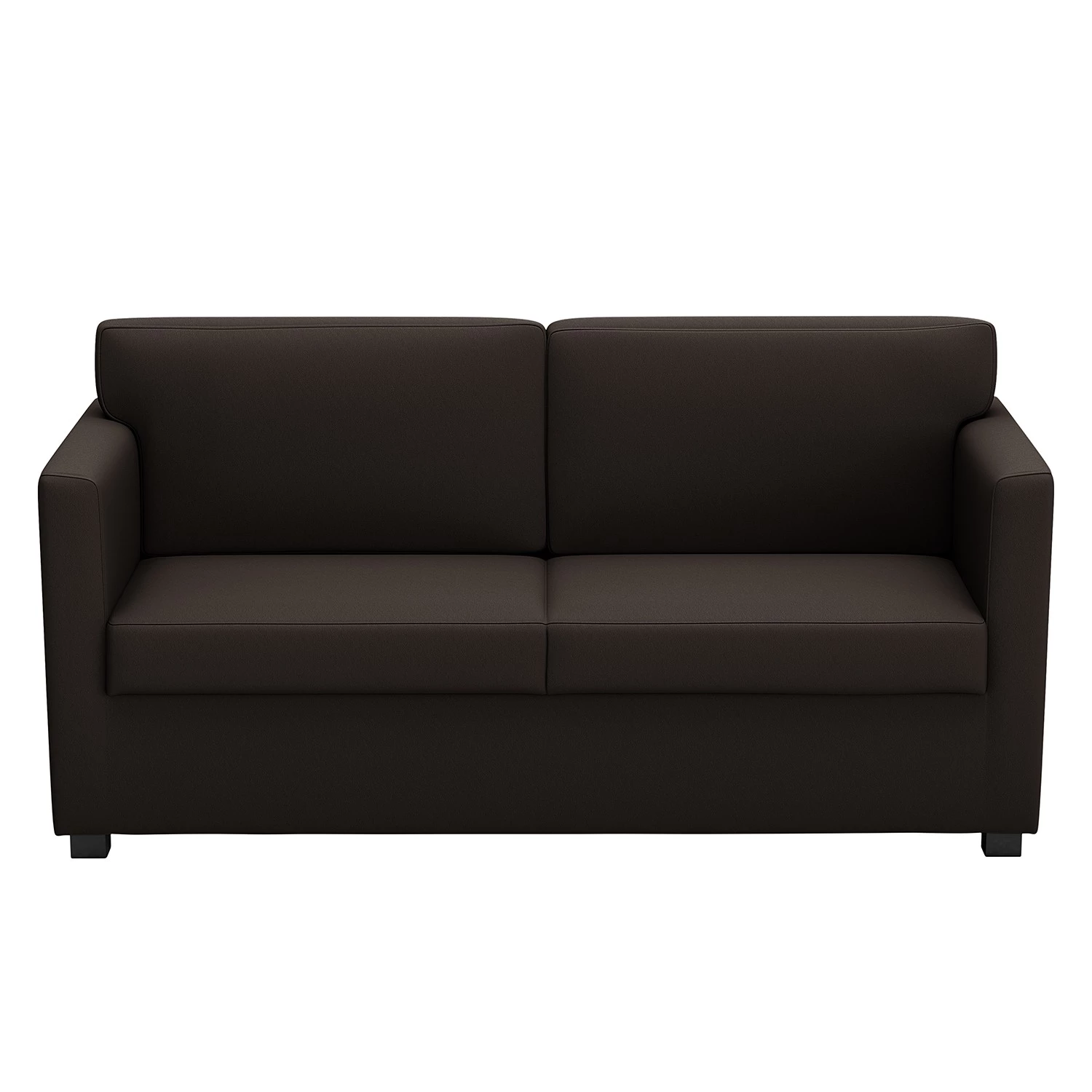 Loftscape Canapé Nibley IV (2 places) - Imitation cuir - Marron foncé 5 Loftscape Canapé Nibley IV (2 places) - Imitation cuir - Marron foncé – Image 3