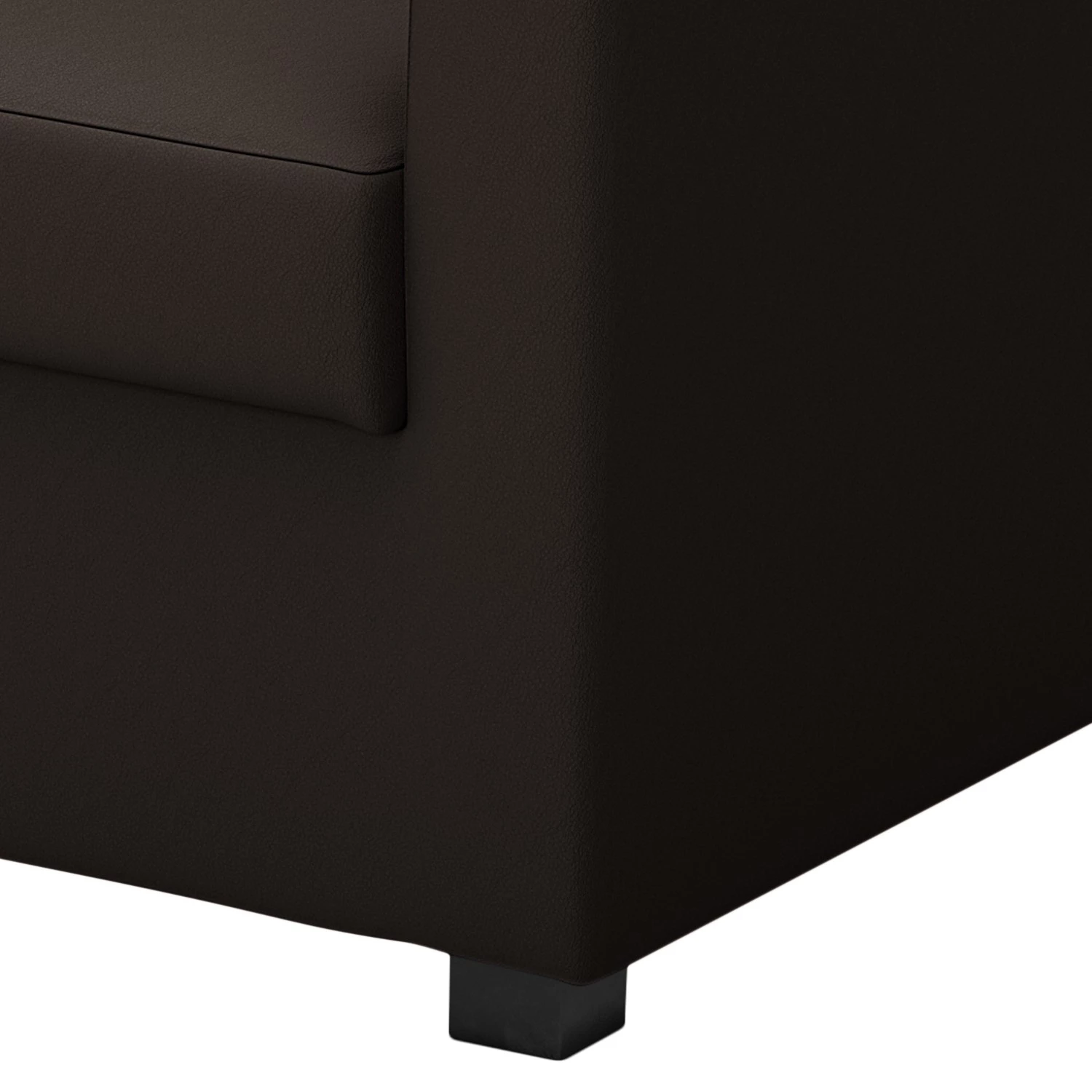 Loftscape Canapé Nibley IV (2 places) - Imitation cuir - Marron foncé 11 Loftscape Canapé Nibley IV (2 places) - Imitation cuir - Marron foncé – Image 9